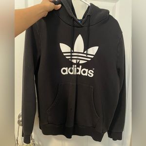 ADIDAS BLACK HOODIE🏁